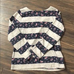 OshKosh B'gosh Shirts & Tops - Osh Kosh navy and grey striped shirt OshKosh B'gosh Shirts & Tops - Osh Kosh navy and grey striped shirt